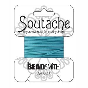 Polyester Soutache Band Duck Trkis