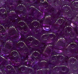 PRECIOSA Twin Beads Brombeer Transparent B2003
