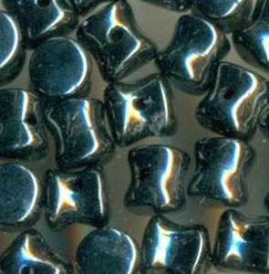 PRECIOSA Pellet Beads JET HEMATITE 23980/14400