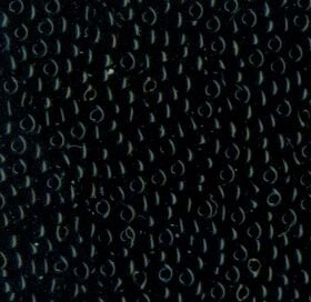 13/0 Rocailles Opak Schwarz