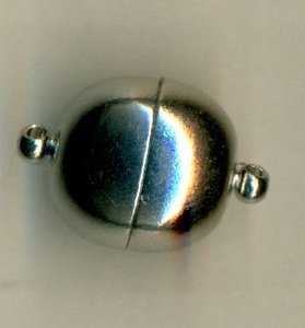 Magnetverschlu 16mm Platinfarben