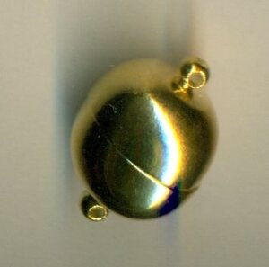 Magnetverschluß 16mm Goldfarben