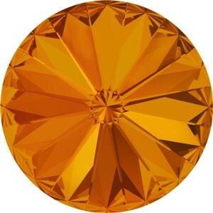 8mm Rivoli Swarovski Tangerine