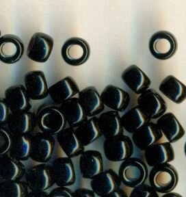 7/0, 3,5mm MATUBO Rocailles JET (SCHWARZ) 23980