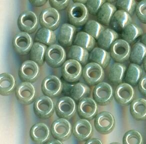 7/0, 3,5mm MATUBO Rocailles CHALK GREEN LUSTER 03000/14459