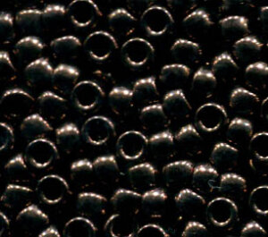7/0, 3,5mm MATUBO Rocailles JET DARK BRONZE 23980/14415