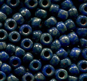 7/0, 3,5mm MATUBO Rocailles TURQUOISE BLUE PICASSO 63030/43400