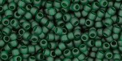 11/0 Treasure Transparent Matt Green Emerald 939F