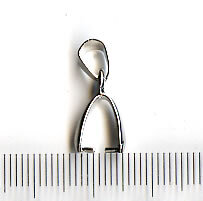 Collierschlaufe Silberfarben