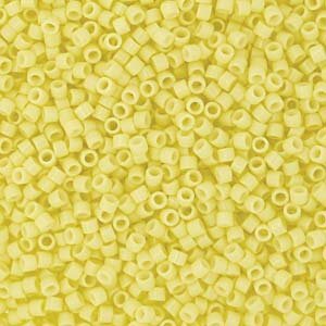 11/0 Delica Duracoat Opak Dyed Light Lemon Ice  2101