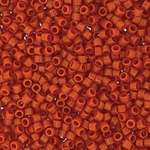11/0 Delica Duracoat Opak Dyed Persimmon  2108