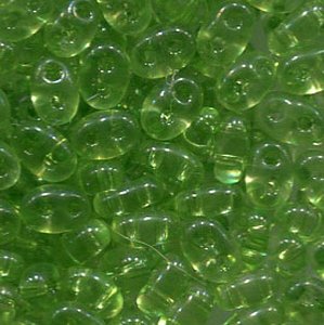 PRECIOSA Twin Beads Grün Transparent  B5021