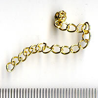 Verlängerungskette Goldfarben