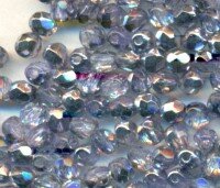 3mm Facettiert Crystal Violet Metallic