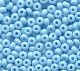 2,6mm Rocailles Opak Hellblau 63000