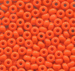 2,6mm Rocailles Opak Orange 93140