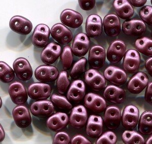 SuperDuo-Beads PASTEL BORDEAUX 02010/25032