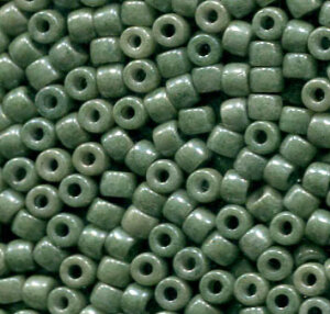 8/0, 3mm MATUBO Rocailles CHALK GREEN LUSTER 03000/14459