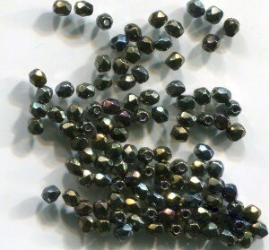 3mm Facettiert JET BROWN IRIS 23980/21415