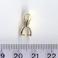 Collierschlaufe Goldfarben