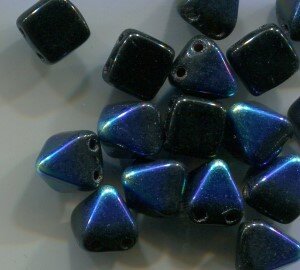 Tschechische Two-Hole Tile Pyramide Schwarz Azuro