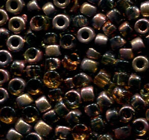 8/0, 3mm MATUBO Rocailles TOPAZ CAPRI GOLD 10060/27101