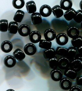 8/0, 3mm MATUBO Rocailles JET (SCHWARZ) 23980