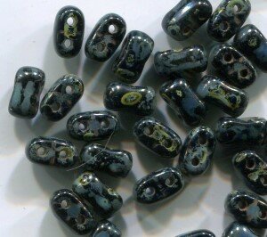 BiBo Twin-Beads JET TRAVERTIN