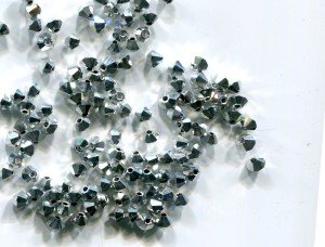 3mm Czech Crystal Doppelkegel Crystal Full Labrador 00030/27000