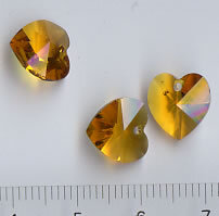 Swarovski Herz Topaz