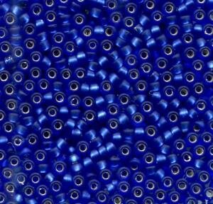 15/0 Roc. Silverlined Cobalt Matt 20F