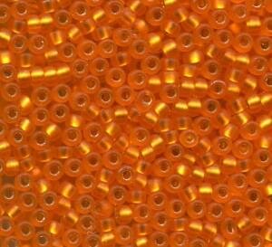 15/0 Roc. Matt Silverlined Orange 8F