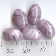 Glasperlen Violet meliert