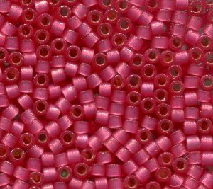 11/0 Delica Silverlined Duracoat Dyed Hibiscus 2175