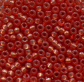 11/0 Roc. Duracoat Silverlined Persimmon 4244