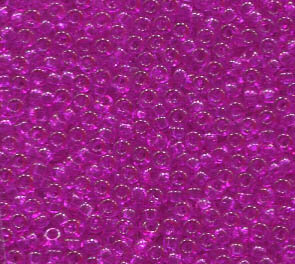 15/0 Roc. Dyed Transparent Fuchsia 1310