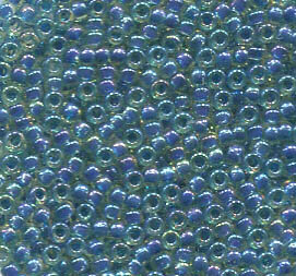 15/0 Roc. Midnight Blue Lined Topaz AB 1826