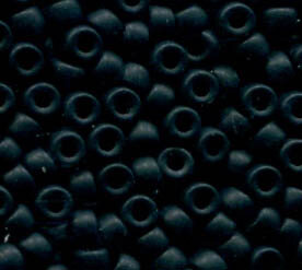 8/0, 3mm MATUBO Rocailles JET MATT 23980/84110