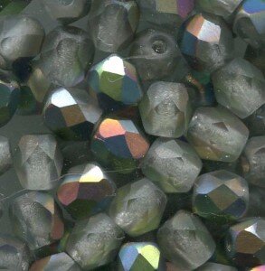 4mm Facettiert Crystal Vitrail Medium Matt 00030/84100/28137