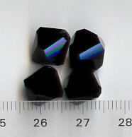 10mm Swarovski Jet (Schwarz)