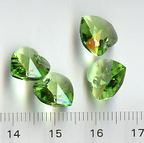 Swarovski Herz Peridot