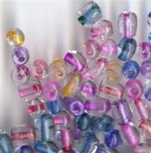 Glasperlenmix Bunt Farbeinzug