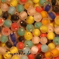 Glasperlenmix Rund Matt