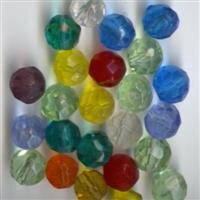 Glasschliffperlenmix Facetiert