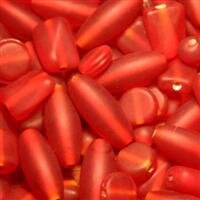 Glasperlenmix  Rot Matt