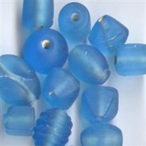 Glasperlenmix Aqua Matt