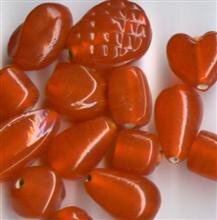 Glasperlenmix Orange