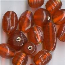 Glasperlenmix Orange