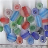 Glasperlenmix Bunt  Matt