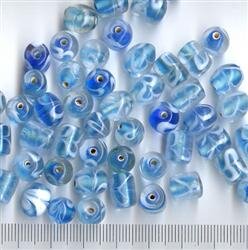 Glasperlenmix Türkis
